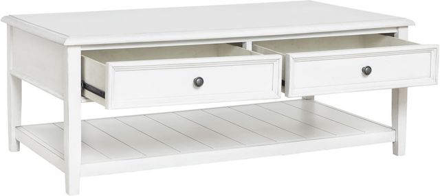 Signature Design by Ashley® Kanwyn Whitewash Coffee Table-1
