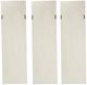 A & B Home Alcott 3-Piece White Wall Panels Set-1