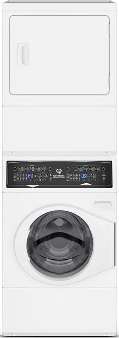 Speed Queen® 3.5 Washer, 7.0 Cu. Ft Dryer White Stack Laundry-0