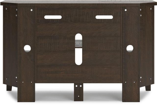 Signature Design by Ashley® Camiburg Warm Brown Corner TV Stand-3