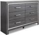Signature Design by Ashley® Lodanna 4-Piece Gray King Panel Bed Set-2