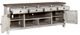 Liberty Furniture Heartland Antique White/Tobacco Tile TV Console-1