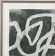 Bassett Mirror Chalk Line I Green Framed Print-1