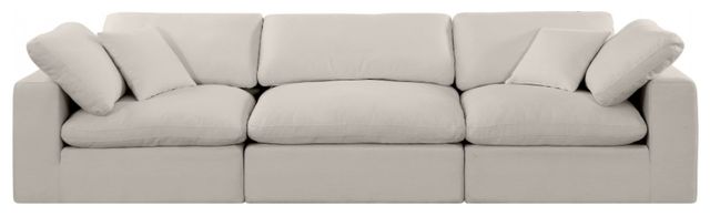 Meridian Furniture Comfy 3-Piece Beige Modular Sectional-1