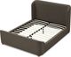 Modus Furniture Virgil Kiki Pumpernickel California King Upholstered Platform Bed-3