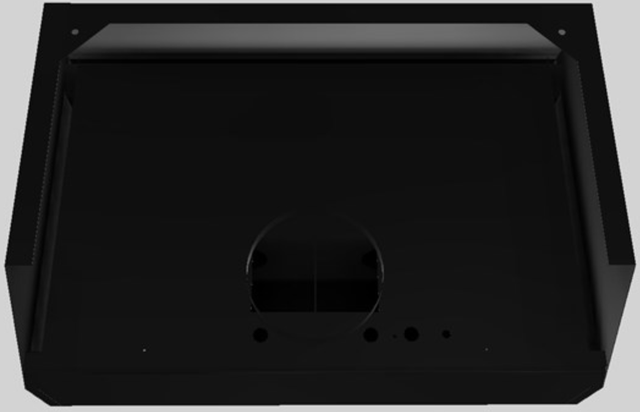 Vent-A-Hood® Designer Series 36" Black Wall Mounted Range Hood-3