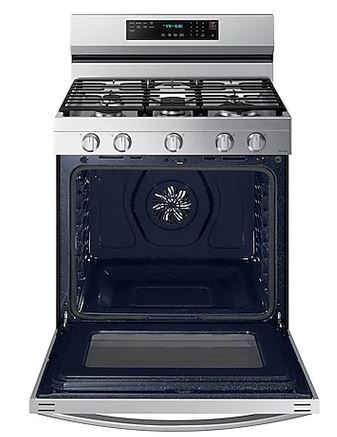 Samsung 30" Fingerprint Resistant Stainless Steel Freestanding Gas Range-1