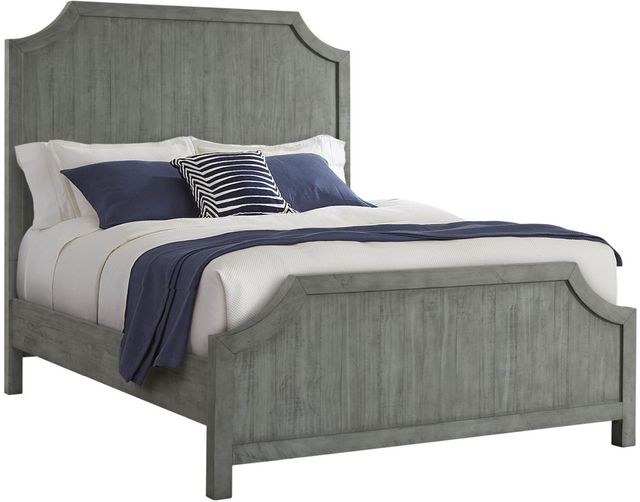 Martin Svensson Beach House 4-Piece Dove Gray California King Panel Bedroom Set-2