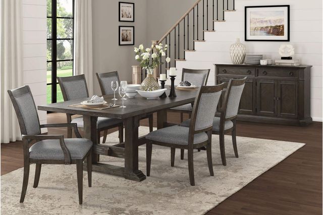 Mazin Furniture Sarasota 7-Piece Driftwood Brown/Gray Dining Set-0