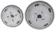 A & B Home 2-Piece Black/White Dorete Nested Decorative Bowl Set-1
