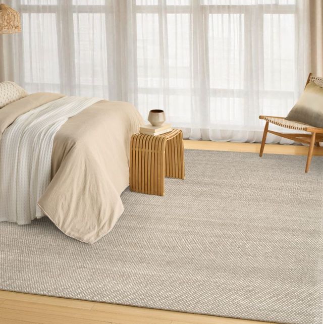 Nourison Home™ Pure Rows Gray/Ivory 5'x7' Area Rug-2