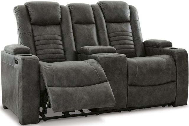 Signature Design by Ashley® Soundcheck Storm Power Reclining Loveseat-1