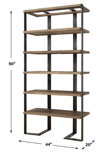 Uttermost® Felix Reclaimed Oak Etagere-2