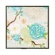 Olliix by Intelligent Design Blooming Florals 2 Piece Set Blue Gel Coat Deco Box-2