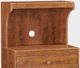 Home Source Industries Oak Microwave Cart with Double Cabinets-2