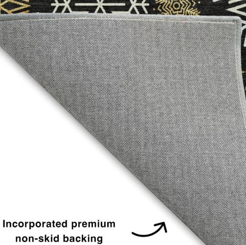 Dalyn™ Rug Company Merry & Bright MY25 Black 5'x8' Area Rug-2