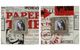 A & B Home 2-Piece Newspaper Print Photo Frame-0