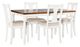 Powell® Willow 5-Piece Beige/Brown/Vanilla White Dining Set-0
