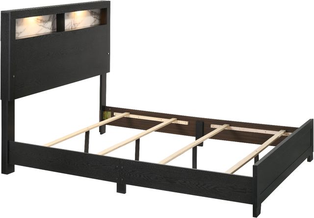 Crown Mark Candence Black King Bookcase Bed-2