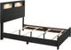 Crown Mark Candence Black King Bookcase Bed-2