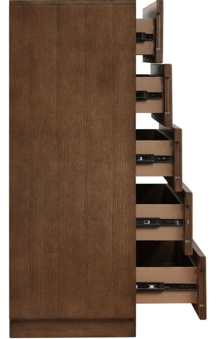 Meridian Furniture Weave Brown Chest-4