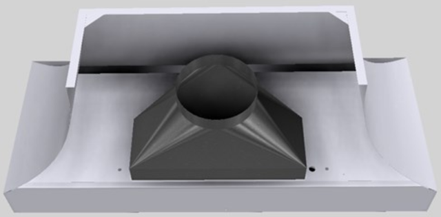 Vent-A-Hood® Designer Series 60" White Wall Mounted Range Hood-2