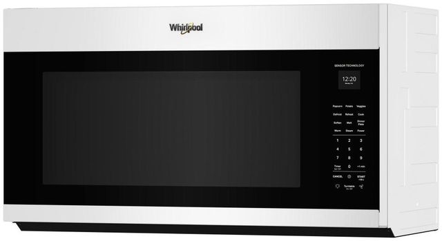 Whirlpool® 30" 2.1 Cu. Ft. White Over the Range Microwave-3