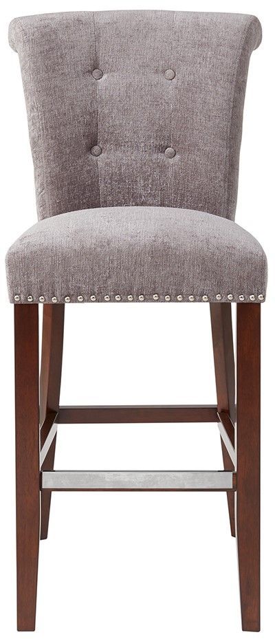 Olliix by Madison Park Grey Colfax 30" Bar Stool-1