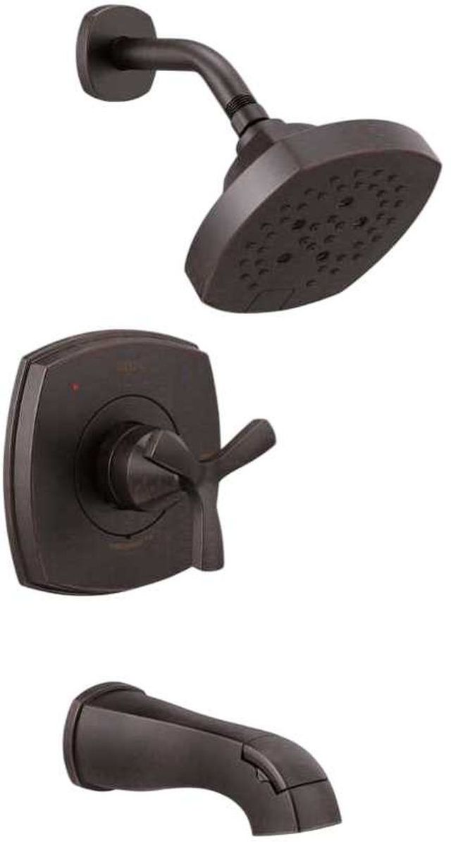 Delta Stryke® 14 Series Venetian Bronze Tub and Shower-0