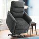 Primo™ International Denver Dark Grey Upholstered Power Lift Chair-2