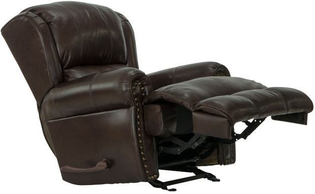 Catnapper® Duncan Chocolate Deluxe Glider Recliner-2