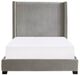 Mazin Furniture Glenbury Taupe Full Upholstered Panel Bed-1