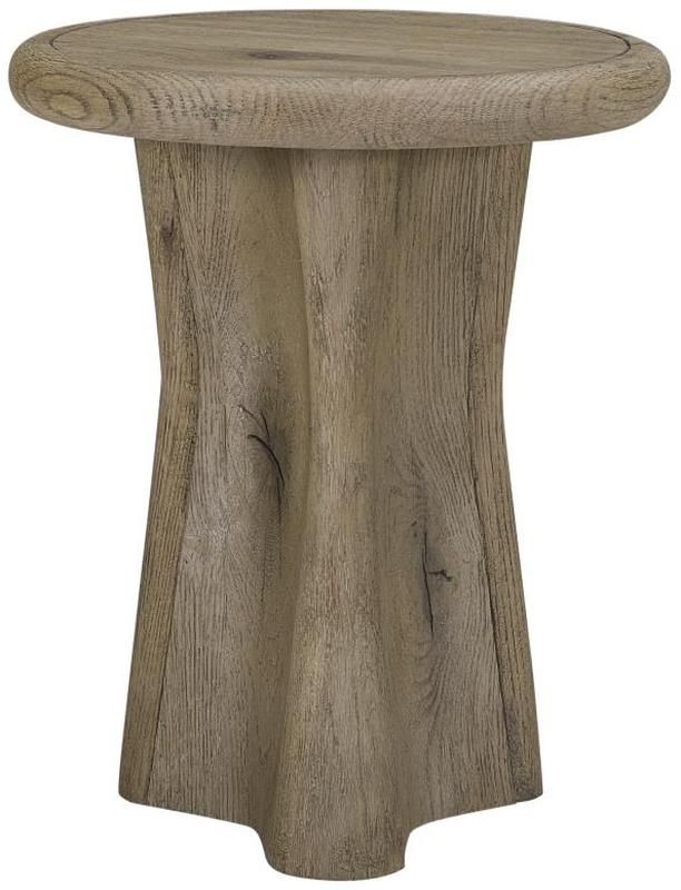 Bernards Pagosa Beige Drop Accent Table-2