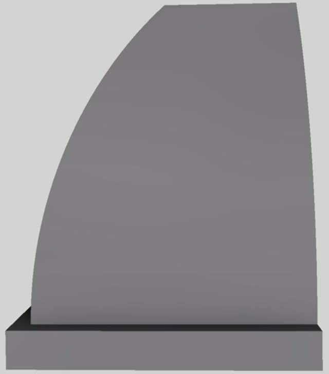 Vent-A-Hood® Designer Series 60" Gunsmoke Wall Mounted Range Hood-2