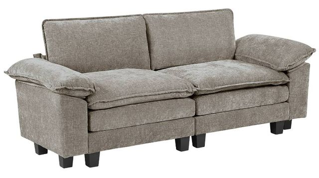 Homelegance® Dublin 2-Piece Dark Pewter Loveseat-0