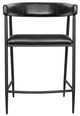 Classic Home Preston Black/Jet Black 26" Counter Stool-3