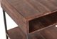 Porter International Designs Lakewood Brown End Table with Black Metal Frame-3