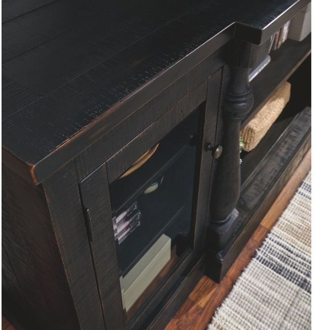 Signature Design by Ashley® Mallacar Black 75" TV Stand-2