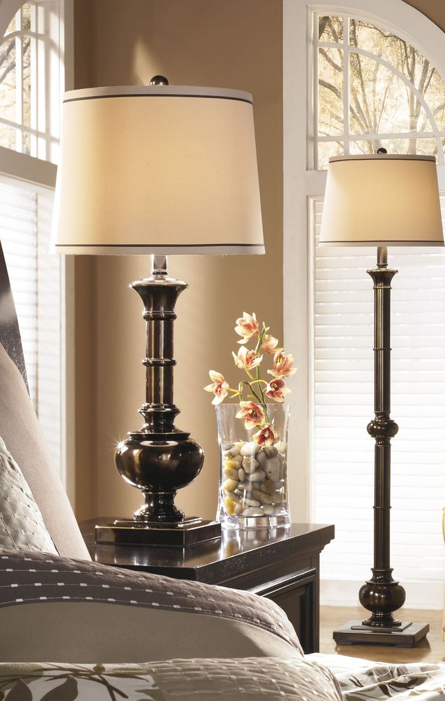 Signature Design by Ashley® Oakleigh Bronze Floor Lamp-1