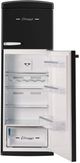 Unique® Appliances Classic Retro 24" 11 Cu. Ft. Midnight Black Counter Depth Top Freezer Refrigerator-3