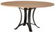 Artisan & Post by Vaughan-Bassett Crafted Cherry Dining by Ben & Erin Napier Bleached Cherry 48" Round Table with Black Base-0