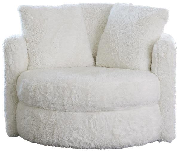 Albany Industries Yakety Yak Natural Fur Swivel Pod-1