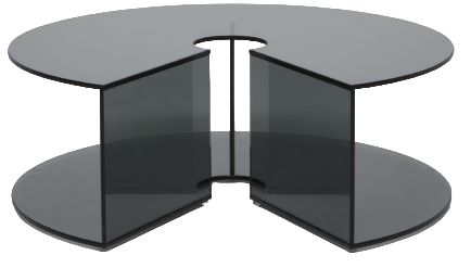 Natuzzi Editions Pepe Smoke Round Central Table-0
