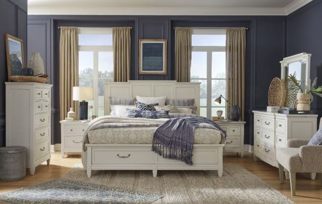 Magnussen Home® Willowbrook Egg Shell White Nightstand-1