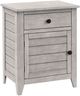 Monarch Specialties Inc. Washed Grey Veneer End Table-0