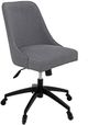 Steve Silver Co.® Kinsley Gray Swivel Upholstered Desk Chair-0