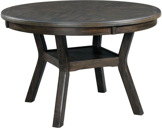 Elements International Amherst Dark Dining Table-0