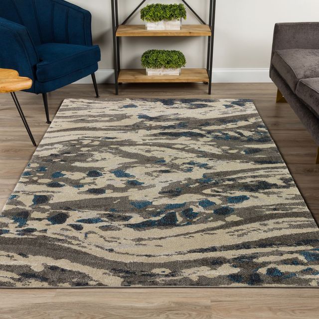Dalyn™ Rug Company Upton Pewter 5'x8' Style 1 Area Rug-3