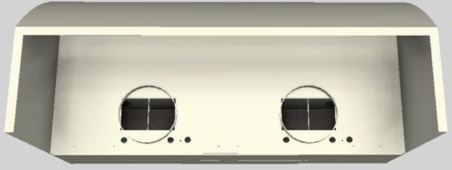 Vent-A-Hood® 48" Biscuit Wall Mounted Range Hood-2