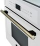 FORNO® Oliena Series Espresso 1.6 Cu. Ft. White Built In Microwave -3